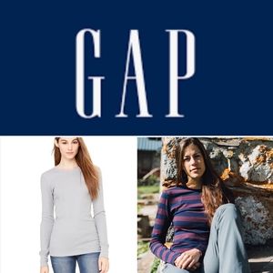X2 Gap Cotten Blend Long Sleeve Tops